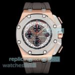 1:1 Clone LS Factory AP Royal Oak Offshore Michael Schumacher 44mm Rose Gold Case Watch 